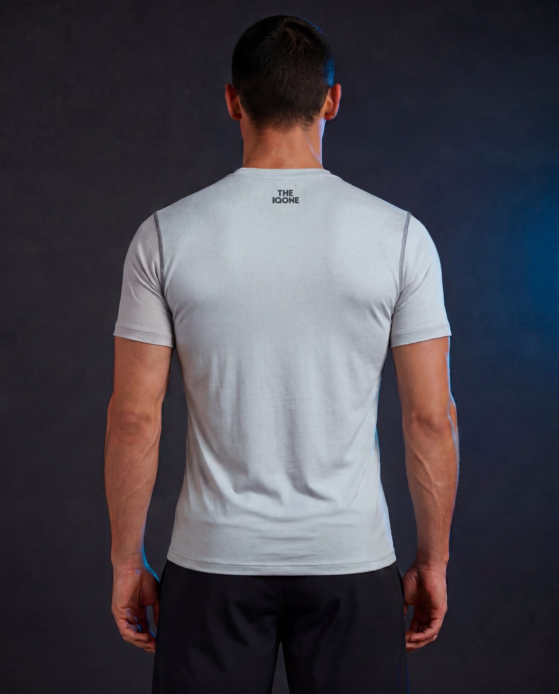 THE IQONE Sport Tee Męska Nimbus Cloud — męska koszulka termoregulacyjna, zdjęcie 2